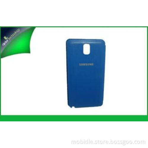 Blue Mobile Phone Leather Cases Samsung Galaxy Note 3 Batte